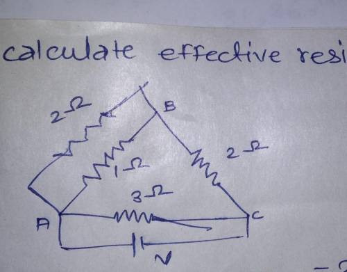 Calculate effective resistance​