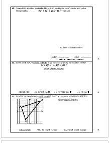 What are the answers to the questions on this page? Show work if possible. (Geometry) 60 points + B