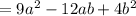 =9a^2-12ab+4b^2