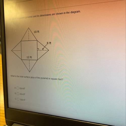 What is the volume of the triangular prism shown below?

8 cm
3 cm
13 cm
A 143 cm3
B. 312 cm
C. No