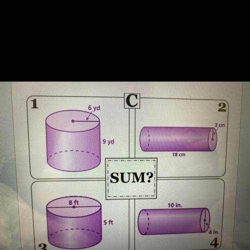 Find all of the surface areas and add them all together

make sure each of your answers are rounde