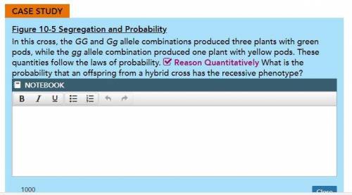 In this cross, the GG and Gg allele combinations produced three plants with green pods, while the g