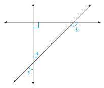 WILL GIVE BRAINLIEST!

Given that m∠y = 42°, find m∠a and m∠b.
m∠a = 
°
m∠b = 
°