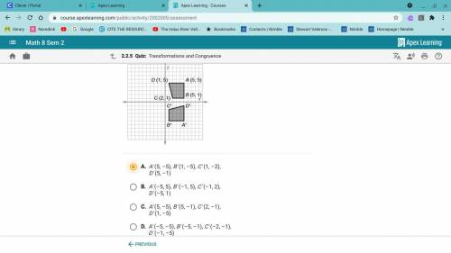 quadilateral abcd is rotated 90 degrees about the origin, what are the coordinates of quadilateral