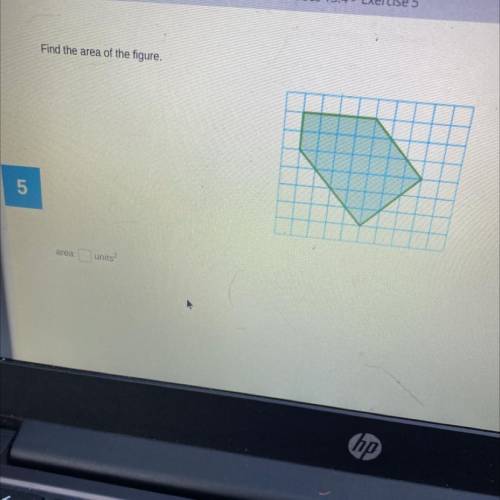 Find the area of the figure