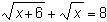 Which equation results from isolating a radical term and squaring both sides of the equation for th