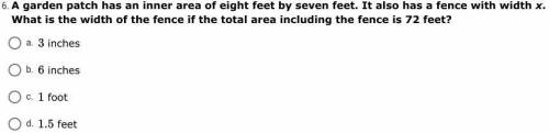 Please help with this area problem: