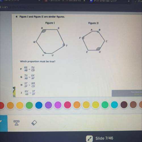 Which proportion must be true?