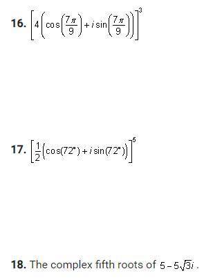 Write each expression in the standard form for the complex number a + bi (someone is probably just