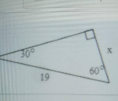 Find the value of variable x.​