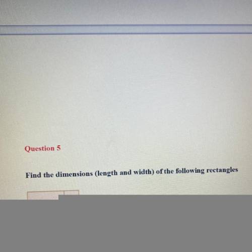Find the dimensions of the following rectangles