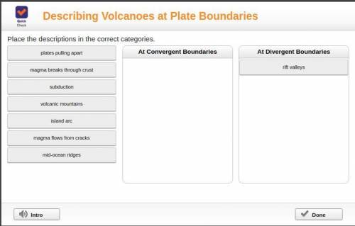 Place the descriptions in the correct categories (PLEASE HELP FAST)