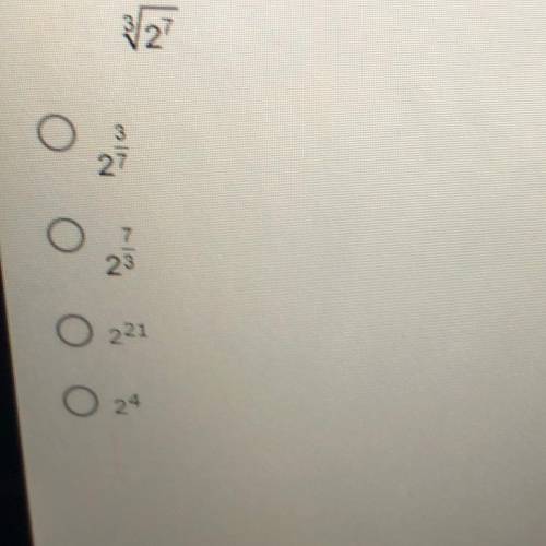 Rewrite the radical as a rational exponent.