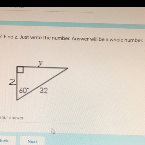 WILL GIVE BRAINLIST PLS HELP Find z. Just write the number. Answer should be a whole number.