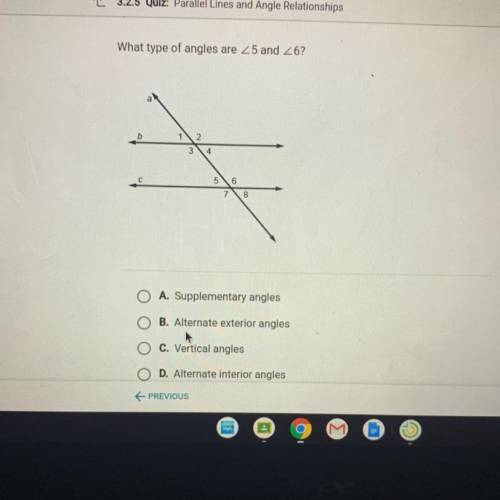 What type of angles are 25 and 26?

al
b
1
12
3
4
C
5
6
7
8