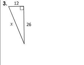 Find the missing side. Round to the nearest tenth when necessary.