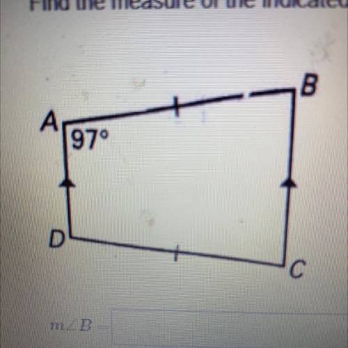 Find the measure of the indicated angles.
M