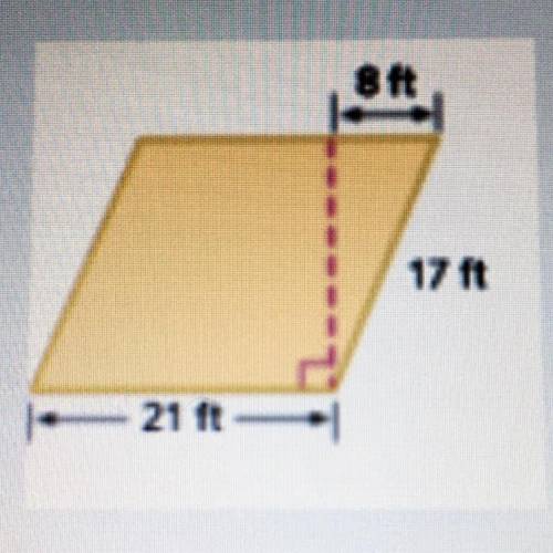 HELPPP
find area of parallelogram!!!