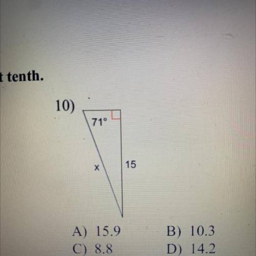 Find the missing side