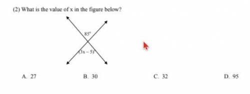 Answer if you know

DO NOT ANSWER IF YOU DO NOT KNOW THE ANSWER
what is the value of x
Thank you :