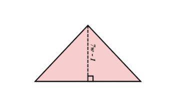 The base of a triangle is 18 cm and its height is 7w-1 cm. Find the expression for the triangles ar