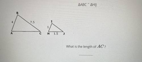 What is the length of AC?