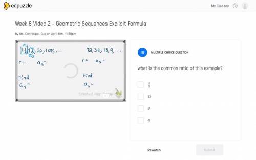 What is the common ratio of this exmaple?