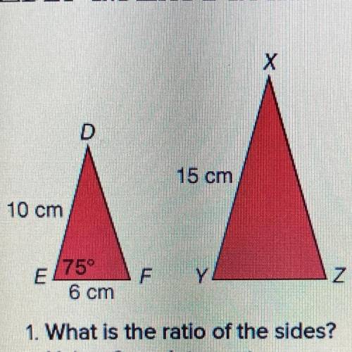 What is The Ratio of the Sides?