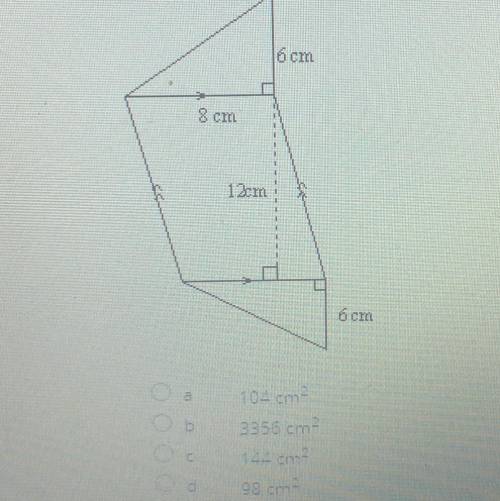 Find the area of the composite figure