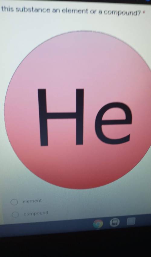 Is this substance an element or compound​