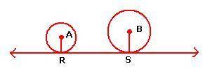 Complete the proof.

Given: RS tangent to circle A and circle B at points R and S. 
Prove: AR ll B