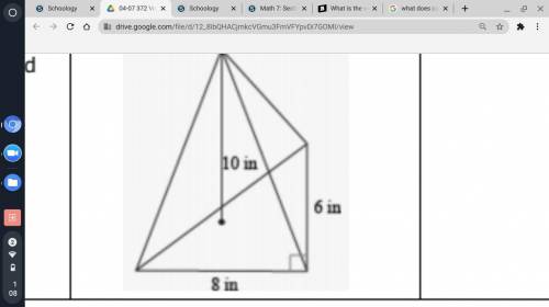 Find the volume of this triangular pyramid.
