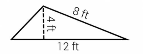 Calculate the area of the shape below.