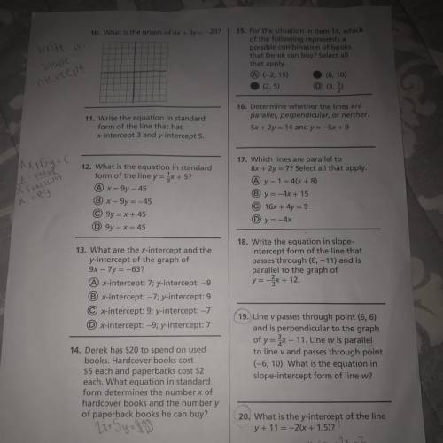 What are the answers to these??