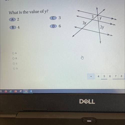 What is the value of y?