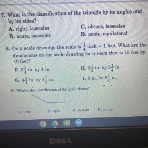 If you can these questions hElp 
I think 7 is B but am not 100% sure