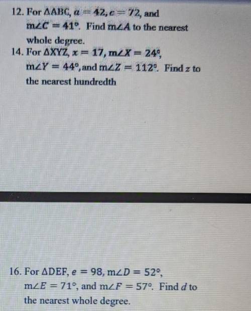 What's the answers for these​