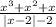 \frac{x^{3}+x^{2}+x}{|x-2|-2}