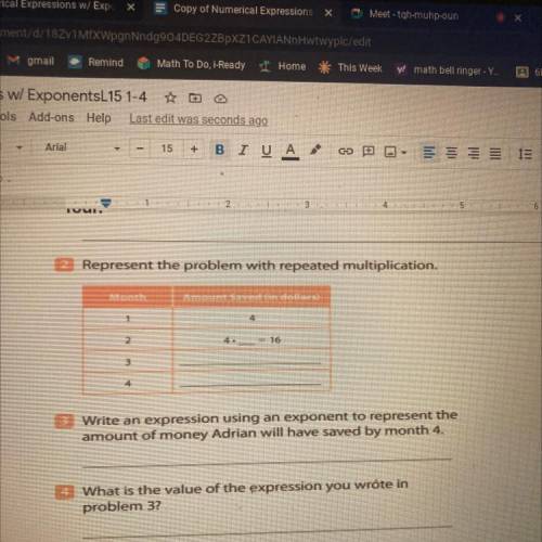 What is the value of the expression you wrote in
problem 3?