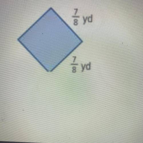 Find area of square 
Pls help