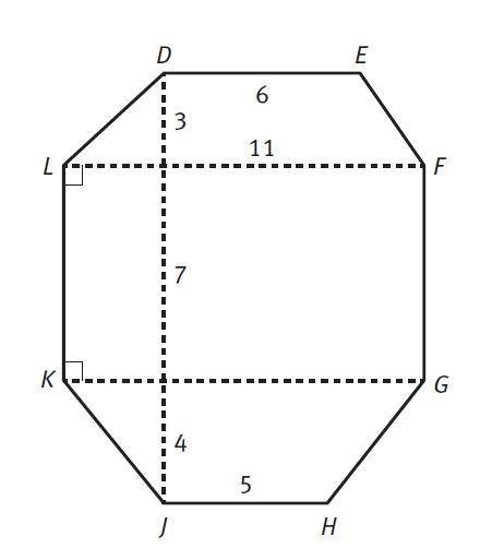 What is the area of the composite figure below? Round your final answer to the nearest tenth.