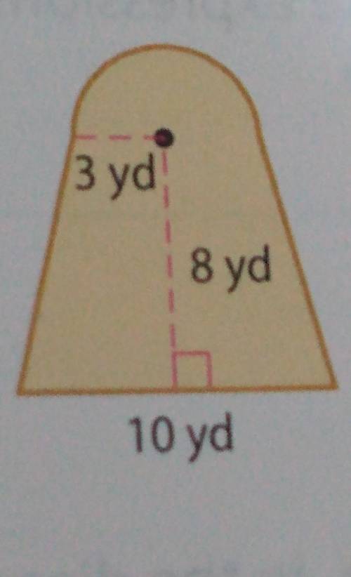 Hi, I need the area to this problem, I just need to show my work for this so any answers help​