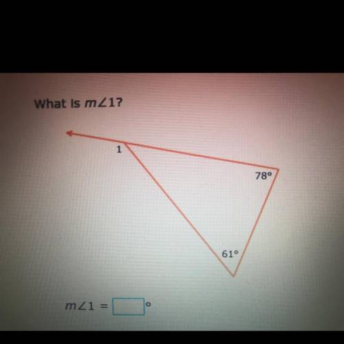 What is m<1? Help please