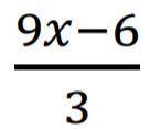 Simplify the following equation