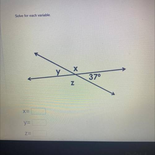 Solve x , y , and z. Please help
