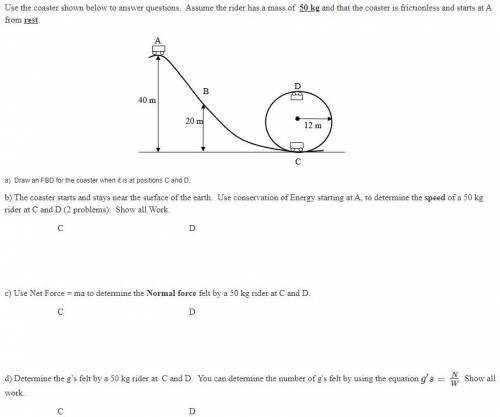 Please show work and do just b, c, and, d.