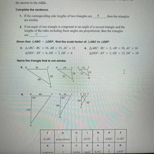 Circle the letter of each correct answer in the boxes below. The circled letters will spell out the