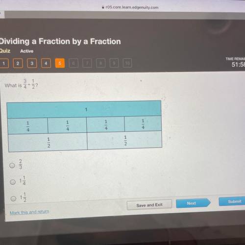 What is 3/4 divided by 1/2