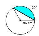 Find the area of the shaded segment.