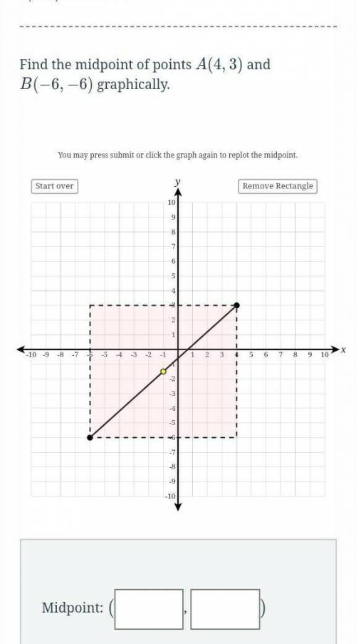 I had trouble plotting the midpoint lol but can someone plz help me :c​